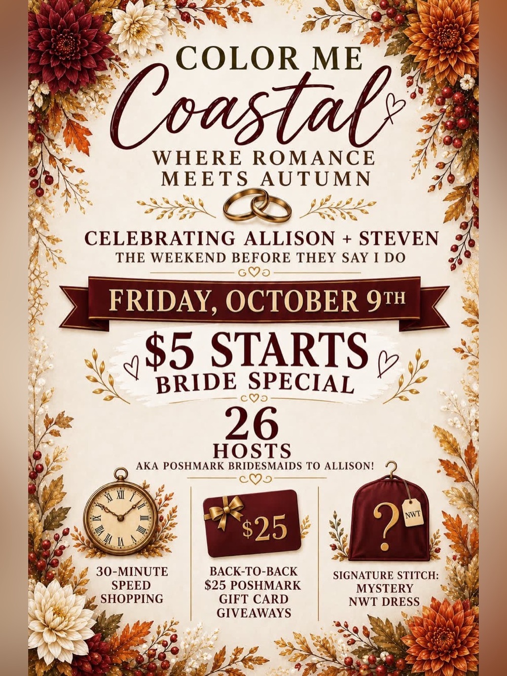 10/9 COLOR ME COASTAL TRAIN